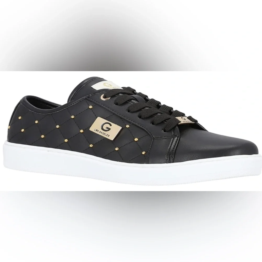 G by Guess Los Angeles Black and Gold Sneakers